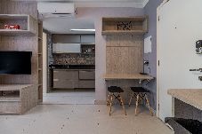 스튜디오(원룸) 안에 São Paulo - AV0703 Studio Avanhandava