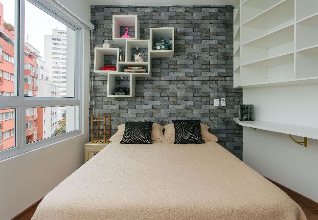 스튜디오(원룸) 안에 São Paulo - Av0504 Studio Avanhandava